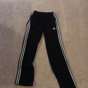 Adidas women’s black track pants